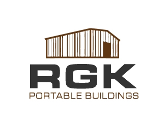 RGK Portable Buildings logo design by createdesigns
