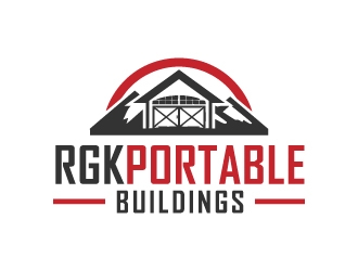 RGK Portable Buildings logo design by createdesigns