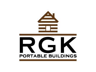 RGK Portable Buildings logo design by createdesigns