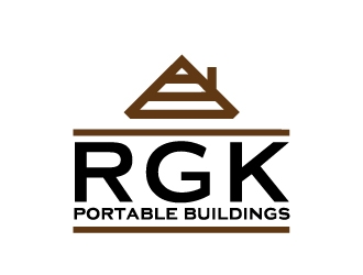 RGK Portable Buildings logo design by createdesigns
