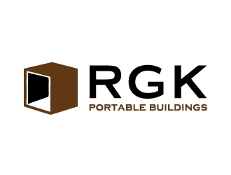 RGK Portable Buildings logo design by createdesigns