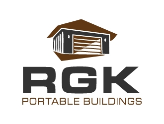 RGK Portable Buildings logo design by createdesigns