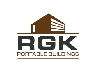 RGK Portable Buildings logo design by createdesigns