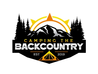 Camping the Backcountry logo design by dasigns