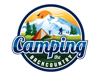 Camping the Backcountry logo design by Suvendu