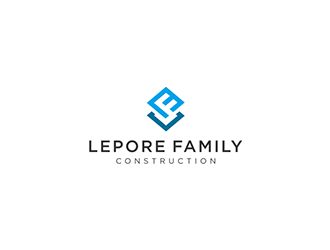 Lepore Family Construction logo design by blackcane