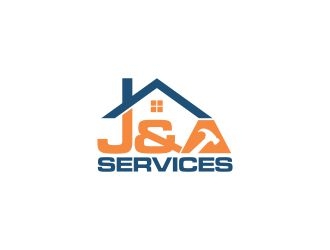 J&A Services logo design by agil