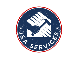 J&A Services logo design by Dakon