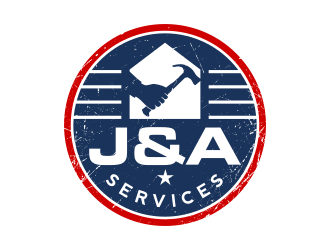 J&A Services logo design by Dakon