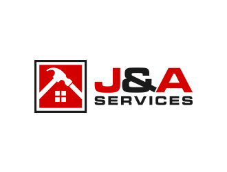 J&A Services logo design by lexipej