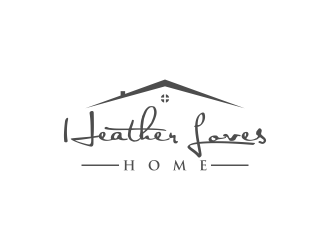 Heather Loves Home logo design by Purwoko21