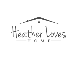 Heather Loves Home Logo Design