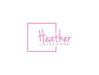 Heather Loves Home logo design by alby
