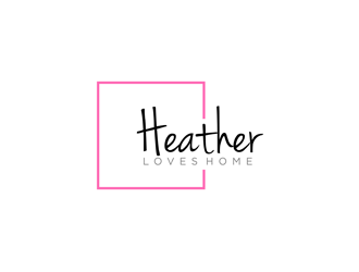 Heather Loves Home logo design by alby