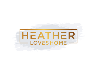 Heather Loves Home logo design by BlessedArt
