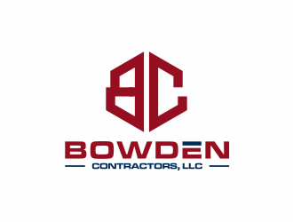 Bowden Contractors, LLC logo design by ammad