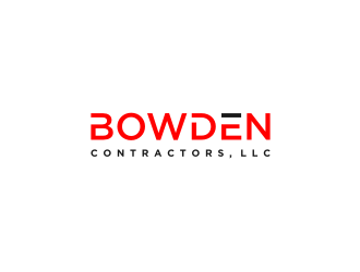 Bowden Contractors, LLC logo design by bricton