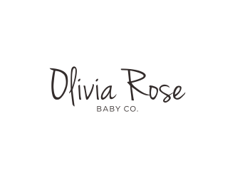 Olivia Rose Baby Co. logo design by dewipadi