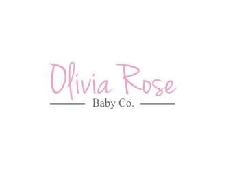 Olivia Rose Baby Co. logo design by haidar
