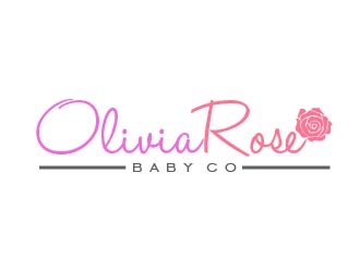 Olivia Rose Baby Co. logo design by shravya