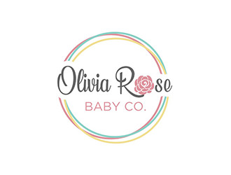 Olivia Rose Baby Co. logo design by logolady
