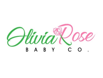 Olivia Rose Baby Co. logo design by Suvendu