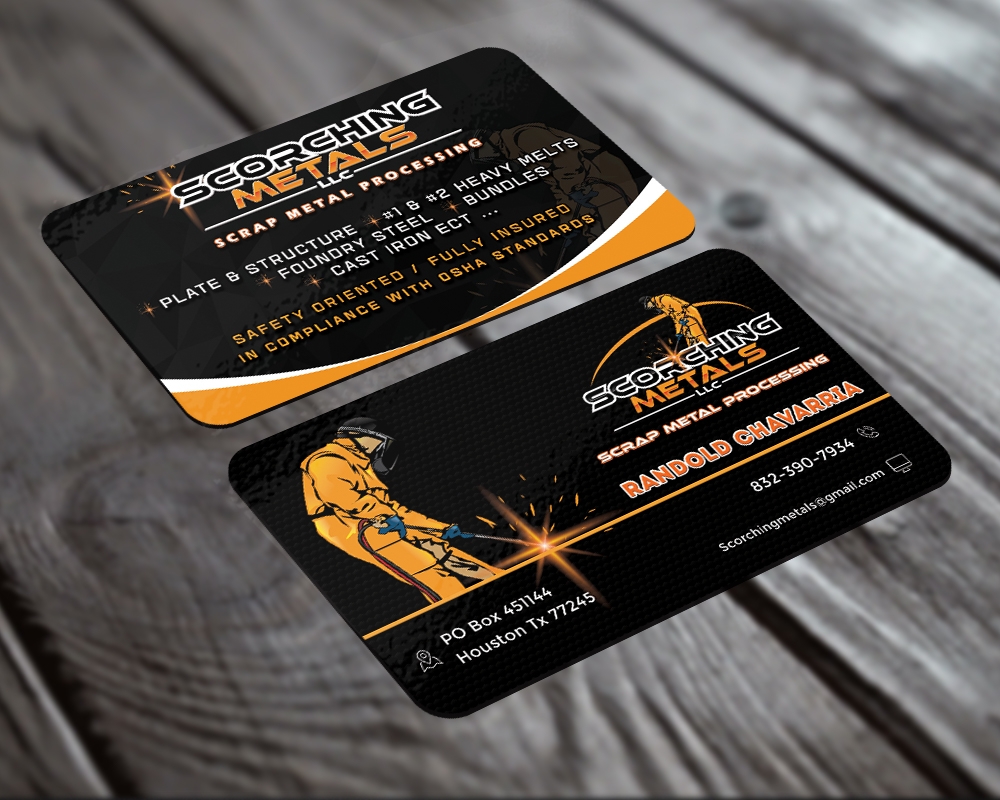 Scorching Metals LLC  logo design by MastersDesigns