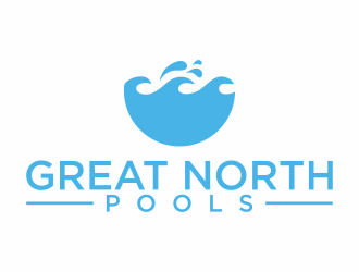 GREAT NORTH POOLS logo design by luckyprasetyo