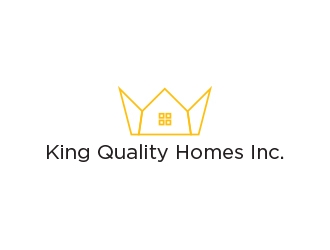 King Quality Homes Inc. logo design by yippiyproject