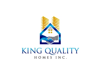 King Quality Homes Inc. logo design by desynergy