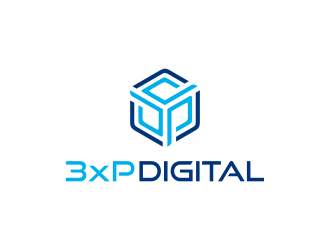 3xP Digital logo design by mashoodpp