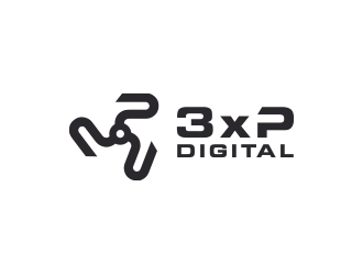3xP Digital logo design by Eliben