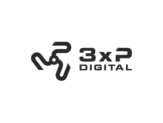 3xP Digital logo design by Eliben