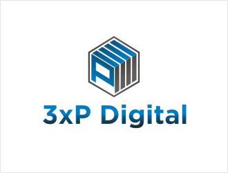3xP Digital logo design by bunda_shaquilla