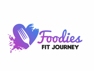  Foodies Fit Journey logo design by serprimero