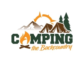 Camping the Backcountry logo design by jaize