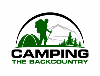 Camping the Backcountry logo design by mutafailan