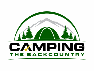Camping the Backcountry logo design by mutafailan