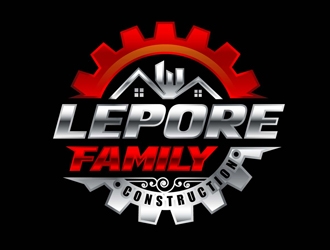 Lepore Family Construction logo design by DreamLogoDesign