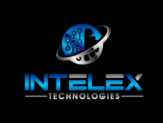 Intelex Technologies logo design by desynergy