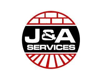 J&A Services logo design by megalogos