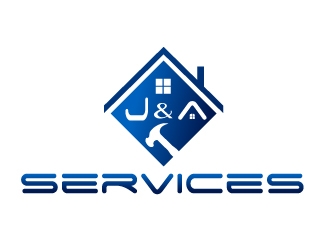 J&A Services logo design by Dawnxisoul393