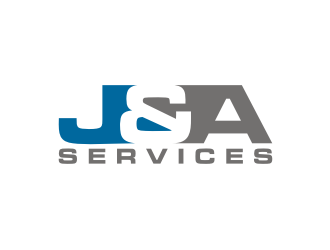 J&A Services logo design by rief