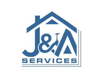J&A Services logo design by Mahrein
