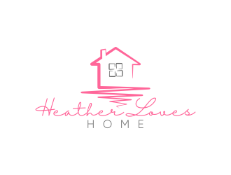 Heather Loves Home logo design by pakNton