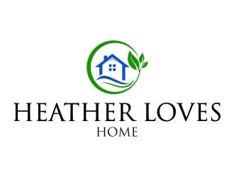 Heather Loves Home logo design by jetzu