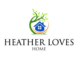 Heather Loves Home logo design by jetzu