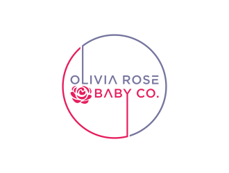 Olivia Rose Baby Co. logo design by BlessedArt