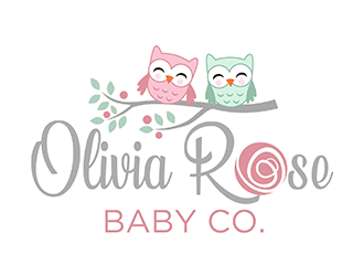 Olivia Rose Baby Co. logo design by logolady