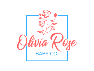 Olivia Rose Baby Co. logo design by ROSHTEIN